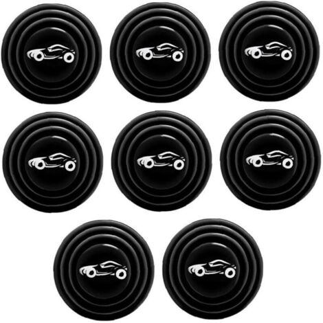 Tampon Anti-Silicone pour Porte de Voiture, 8 pièces Joint Tampon Anti-Bruit Universel Autocollant de Porte Anti-Collision Accessoires de Voiture