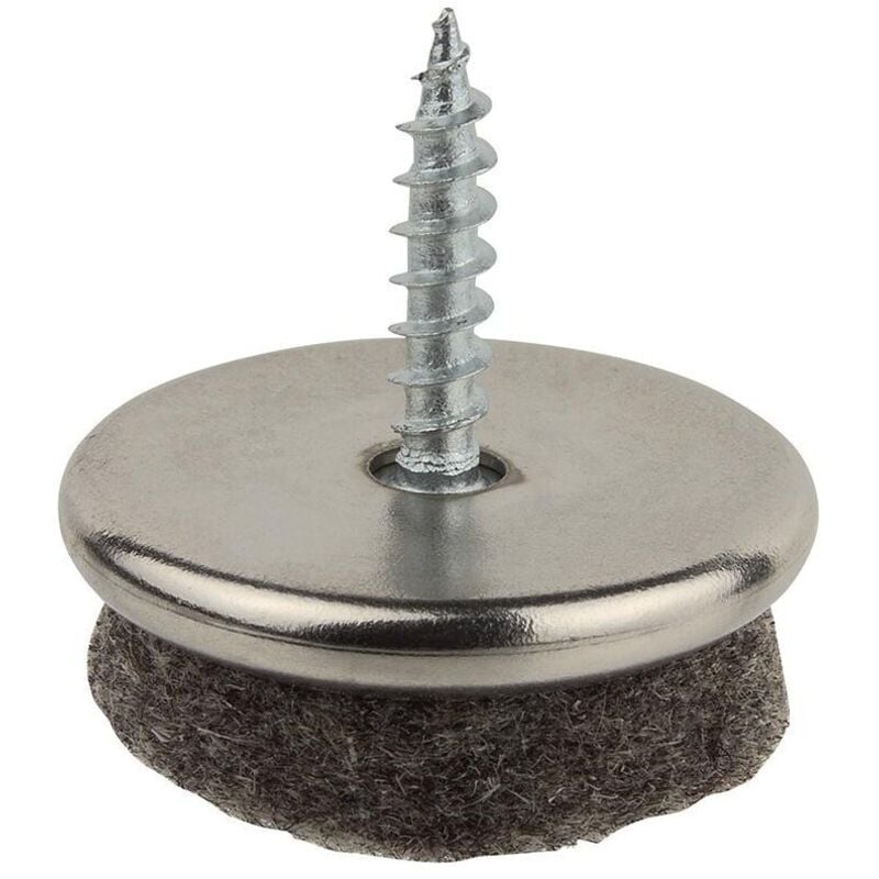 Tampon avec vis gris 24mm (Par 100)