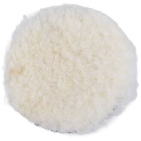 Tampon de Polissage de Laine, Tampon de Cirage de Polissage de Laine Tampon de Fartage Automatique(5Inch)