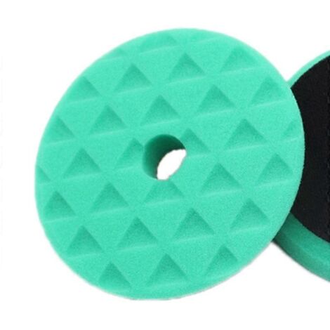 Tampon de polissage pour voiture, adaptateur de perceuse, disque éponge triangulaire 5 pouces, machine à polir, cire, nettoyage, polisseuse