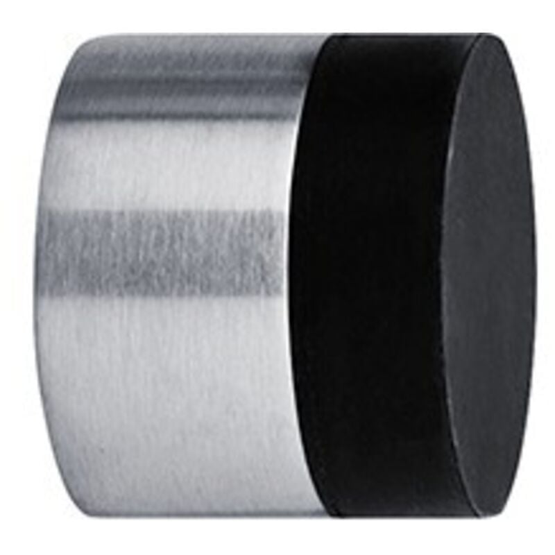 Deni - Tampon de porte murale ,longueur 24mm Ø30,Edel acier matt