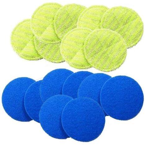 Tampon de Rechange pour Balai de Vadrouille éLectrique Rotatif sans Fil pour Vadrouille éLectrique sans Fil Comprenant 8 Tapis