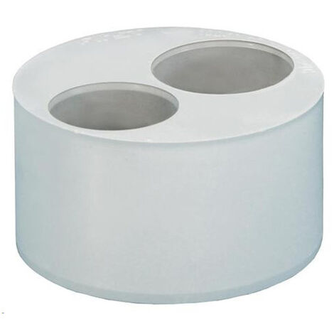 Tampon de réduction double PVC Mâle Femelle 100/40/40 - First Plast