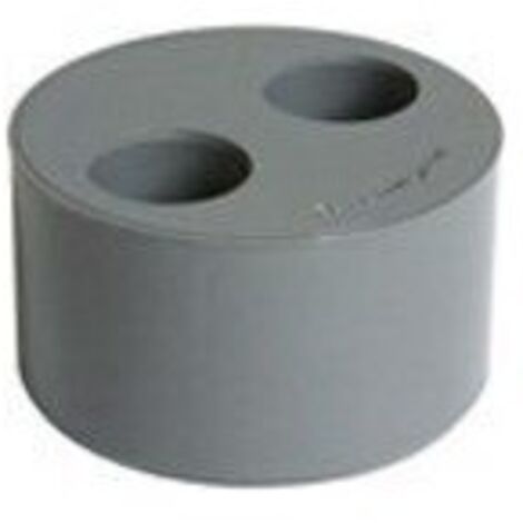 Tampon de réduction double PVC MF diam 100/50/32mm à coller - Nicoll