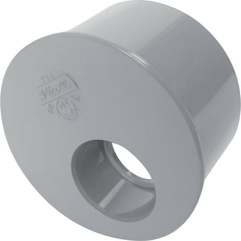 NICOLL - Clapet de nez PIF100 PVC gris diamètre 100mm angle 30°