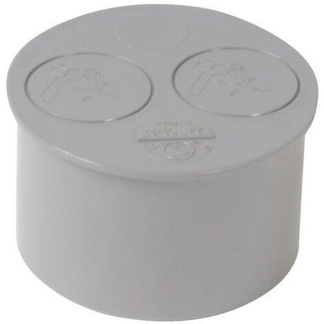 Tampon de réduction PVC à désoperculer MF Ø100-40/40 Nicoll -NF-