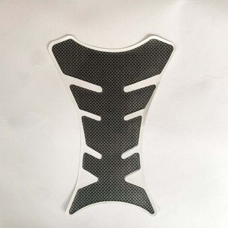 Tampon de réservoir d'essence, T10 Universel En Fiber De Carbone Moto Fioul Essence Pad Protecteur De Protecteur Autocollants Stickers Réservoir Traction Pads