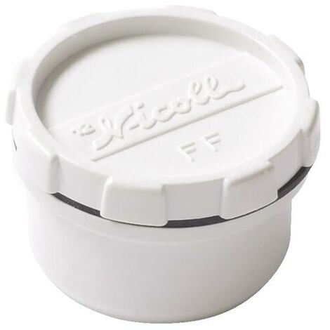 Tampon de visite Ø50 PVC Nicoll -NF-  blanc