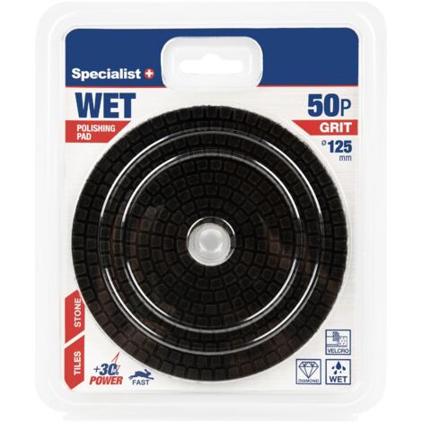 Tampon d'interface de protection de diamant Specialist 37-2050 125 mm P50