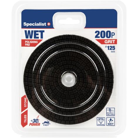 Tampon d'interface de protection de diamant Specialist 37-2200 125 mm P200