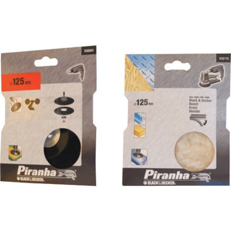 tampon en caoutchouc Outil de forage Piranha X32031 de 125 mm