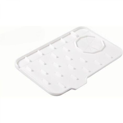 Tampon en silicone domestique (robinets double face gauche et droite disponibles : petit tampon de robinet blanc)