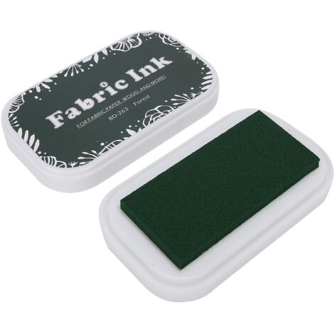 Tampon encreur couleur forêt DIY, accessoires pour tampon caoutchouc, papier, tissu, éponge style Restore