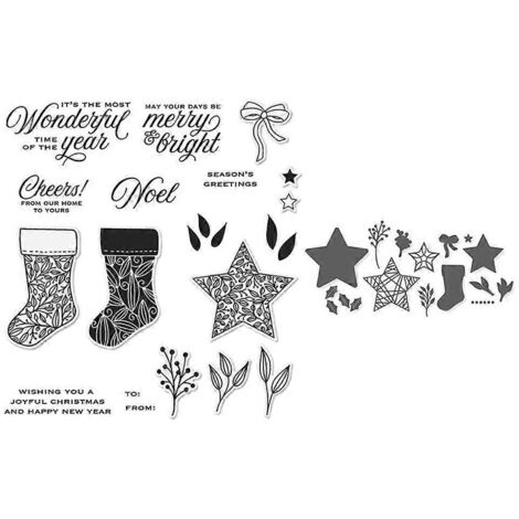 Tampon étoile chaussette avec matrices de découpe, pochoir, scrapbooking, gaufrage, décoration d'album photo, cartes en papier, loisirs créatifs