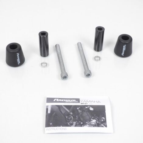 Tampon pare carter protection Radikal pour moto Yamaha MT07 après