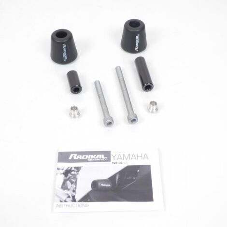 Tampon pare carter protection Radikal pour moto Yamaha YZF R6