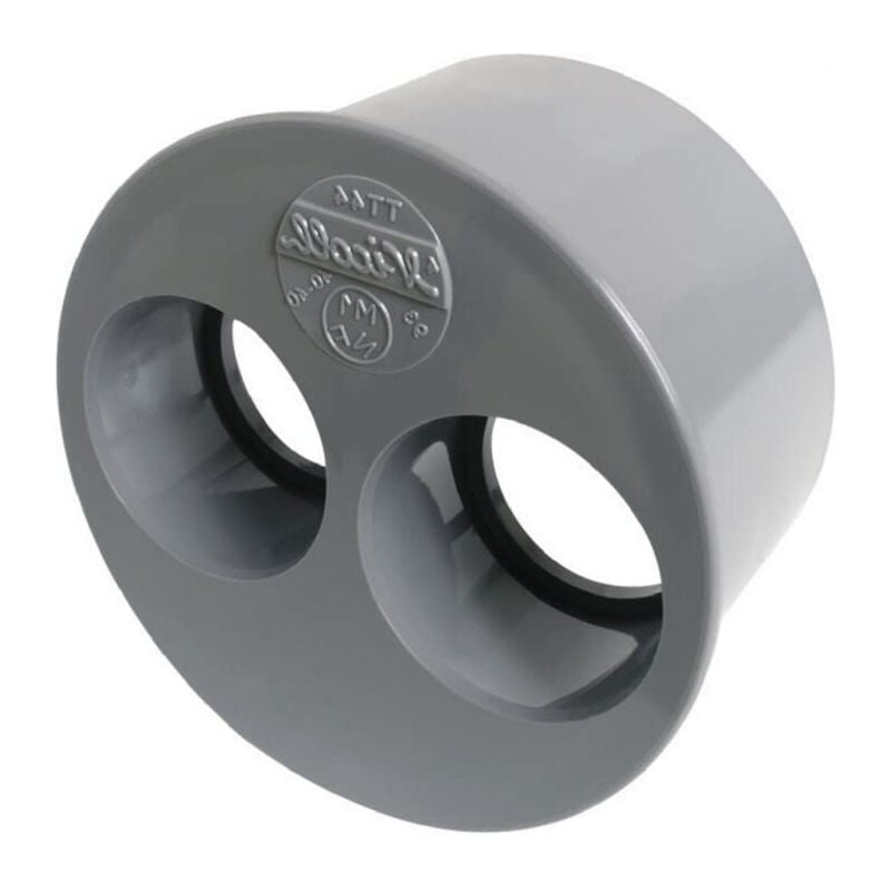 Nicoll - tampon de réduction double, mâle-femelle, ø 100/40/40 mm d/d, pvc à coller