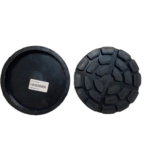 TAMPONE A CUFFIA GOMMA TONDO PONTE SOLLEVATORE RAVAGLIOLI Ø130mm