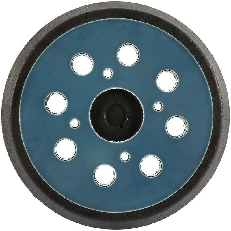 Tampone abrasivo da 125 mm 8 fori 4 chiodi blu
