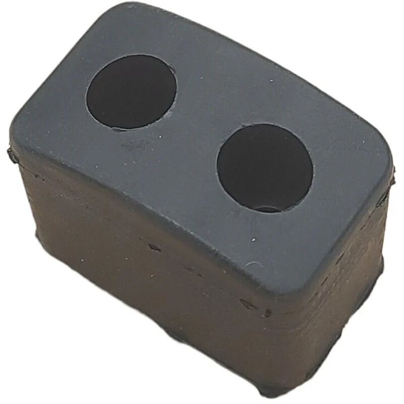 Tampone battisponda paracolpi in gomma misure 50x30x40 2 fori