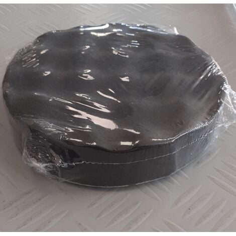 Tampone bugnato 160x40mm w190 nero soft per lucidatura corcos
