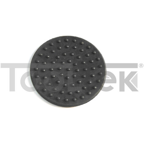 TAMPONE TAPPETINO CUSCINETTO IN GOMMA ROTONDO PROTEZIONE AUTO CRIC CRICK
