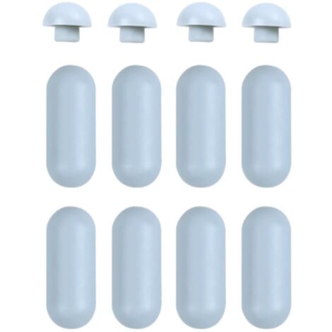 Tampone universale per sedile del WC, 12 pezzi di tamponi per sedile del WC, kit di tamponi universali per sedile del WC, tampone di ricambio per sedile del WC per casa, ufficio ecc.
