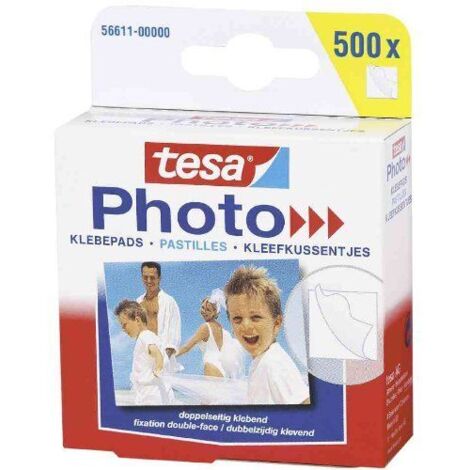 Tampons adhésifs Photo TESA®, 500 unités, Big Pack, 56611-00000-00