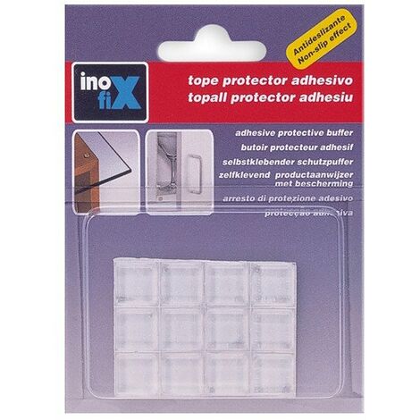 Tampons De Protection Adhésifs Pour étagère  ø12,7 X 12,7 X 3,1 Mm (blister 12 Uni.) Inofix