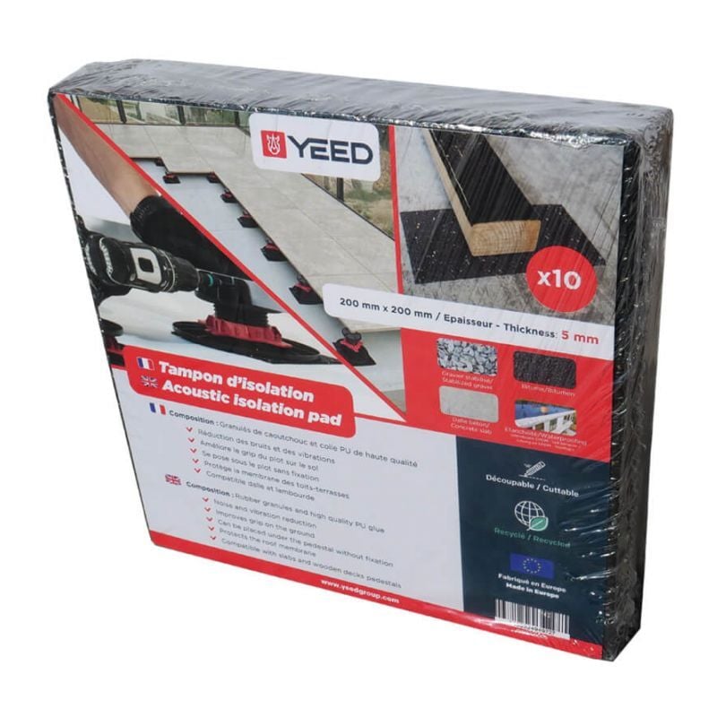 Yeed - Tampons d'isolation 5 mm