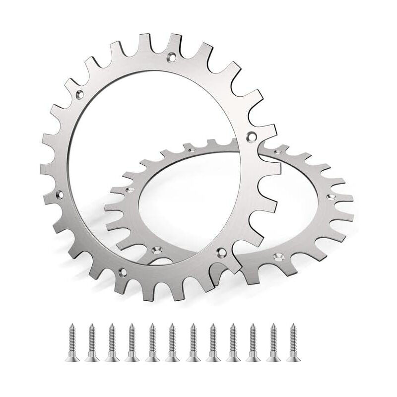 Tampons en acier inoxydable de qualité supérieure pour tondeuse à gazon Worx Landroid modèle s/m Épaisseur 2,5mm, Amélioration de la traction