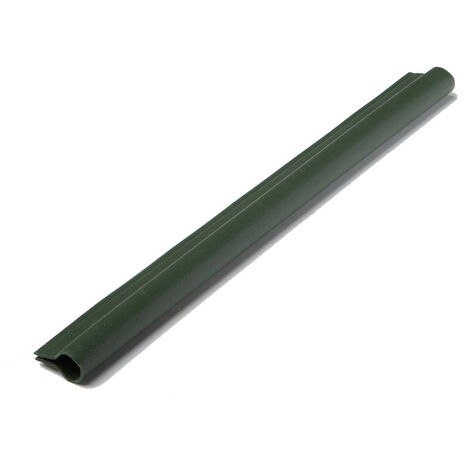 TAMS® 10 Stück Klemmschienen für Sichtschutzstreifen 19 cm Grün