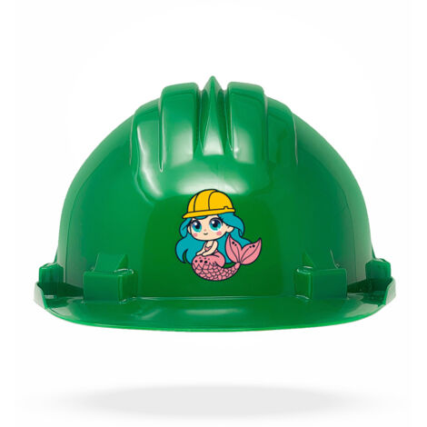 TAMS® Kinderhelm - Drehverschluss Grün Meerjungfrau