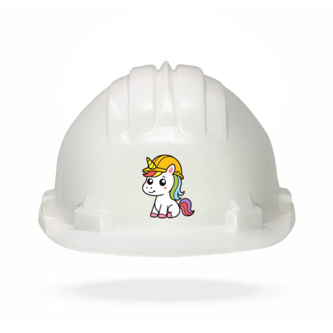 TAMS® Kinderhelm - Drehverschluss Weiẞ Einhorn