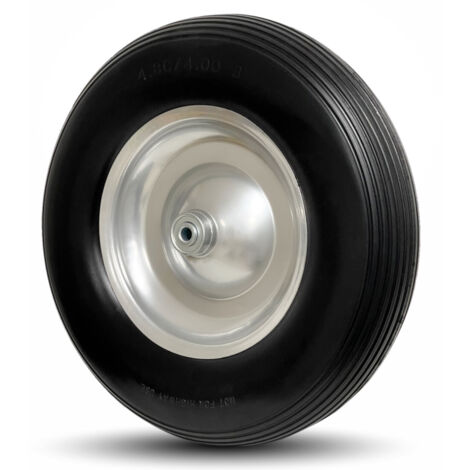 TAMS® Schubkarrenrad mit Metallfelge Vollgummi 4.80/4.00-8