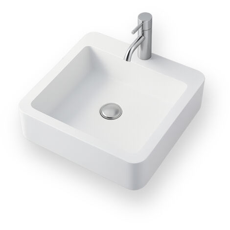 TANAE - LAVABO QUADRATO DA APPOGGIO - Lavabo