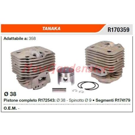 TANAKA débroussailleuse 358 R170359 segments de cylindre à piston
