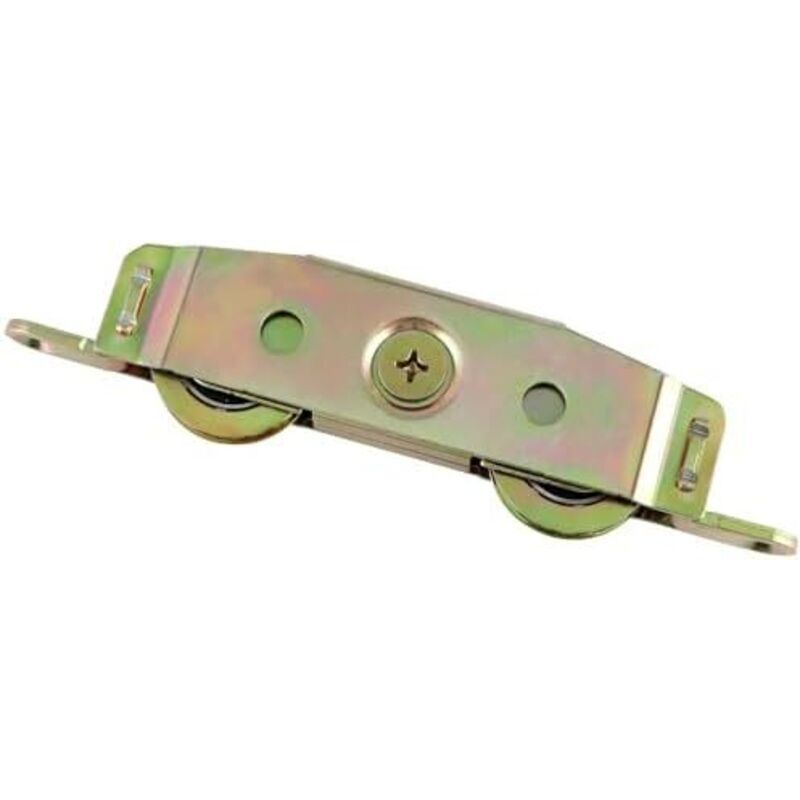 Tandem Rollers for Sliding Doors, Steel Rollers for Veranda Doors, Sliding Patio Door Roller Assembly, Replacement with 32mm Steel Ball Bearings