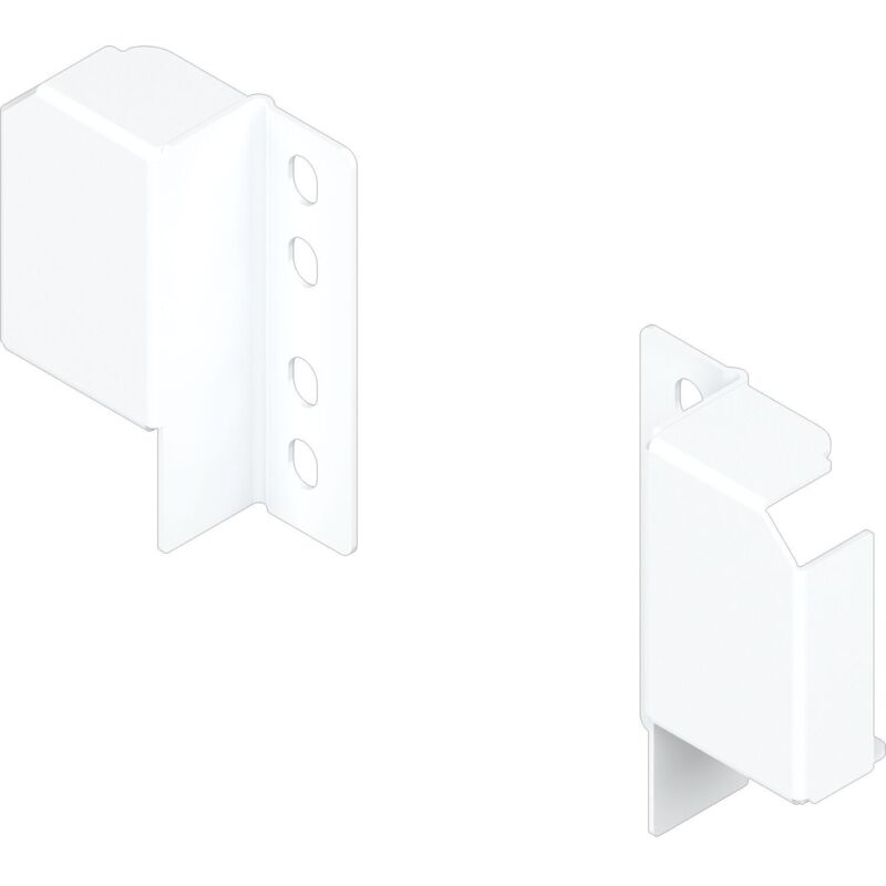 Reling-Rückwandhalter Set (links + rechts) seidenweiss für tbx antaro - Blum
