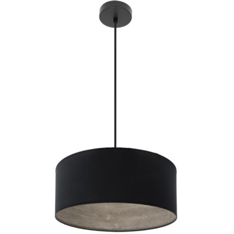 Tania Pendelleuchte 1xe27 schwarz/schwarz-holzgrau regx40x40 cm