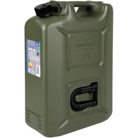 Tanica Carburante In Polietilene, Modello Militare - 20 L