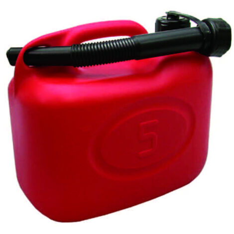 Jerrican Doppio Scomparto EDA - 6L Benzina + 2,5L Olio Con Beccuccio Rigido - Omologato Per Carburanti
