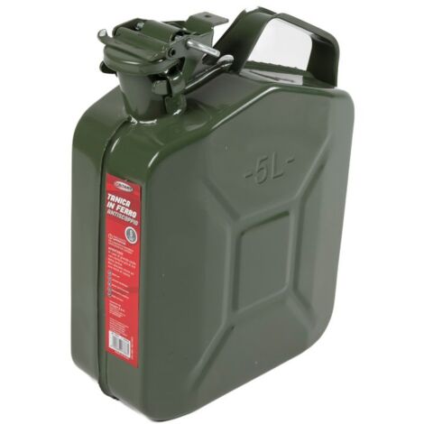 Tanica in ferro antiscoppio carburante 5L
