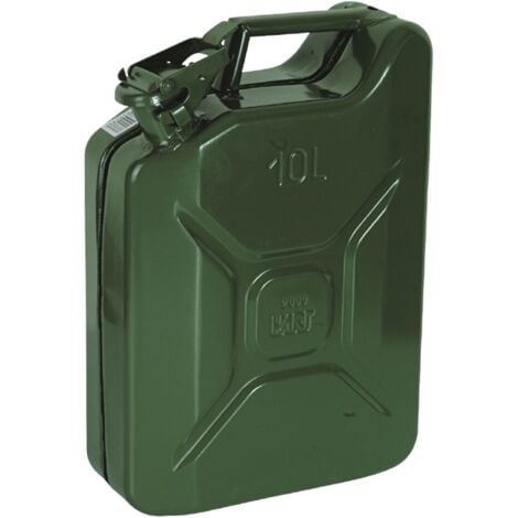 Tanica Carburante Verdelook 20L Metallica Verde - Omologata UN Per Benzina E Diesel, Chiusura Antigoccia - Foto 2