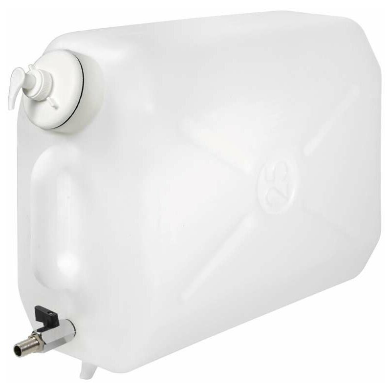 Image of Lampa - Tanica In Plastica, Con Rubinetto In Metallo e Dispenser Porta Sapone - 25 l