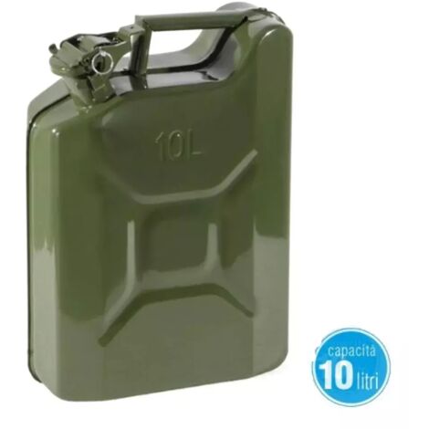 TANICA PER CARBURANTI IN METALLO 10 LITRI