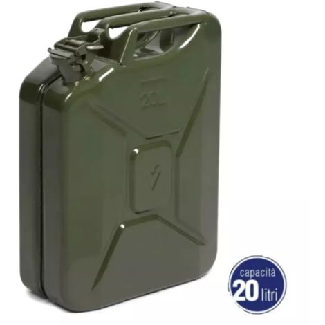 TANICA PER CARBURANTI IN METALLO 20 LITRI