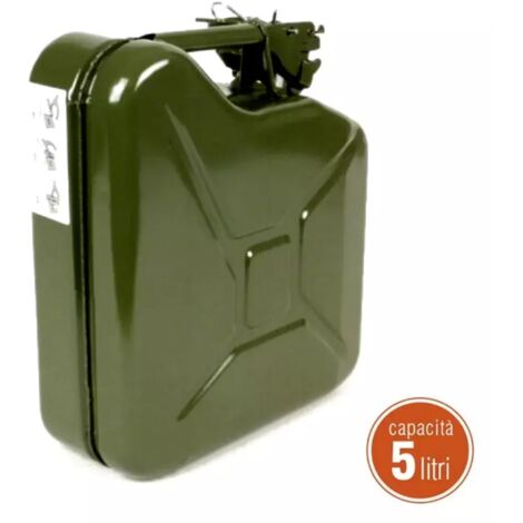 TANICA PER CARBURANTI IN METALLO 5 LITRI