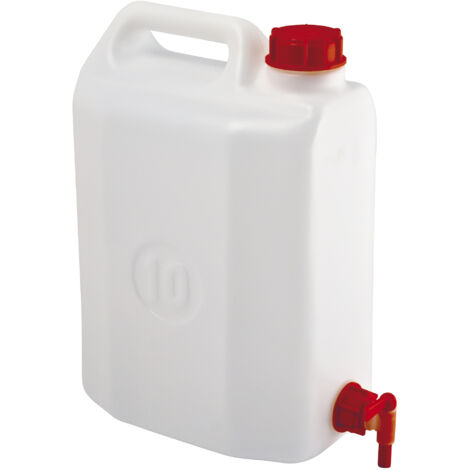 Bottiglione In Plastica 50 Lt - Collo Largo Con Rubinetto, Maniglie Laterali - Foto 8