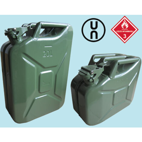 Tanica per Benzina 5 L Staffa di Sicurezza Certificazione-Un Metallo Carburante Bidone Contenitore Tanica per Benzina 5 L Staffa di Sicurezza Certificazione-Un Metallo Carburante Bidone Contenitore